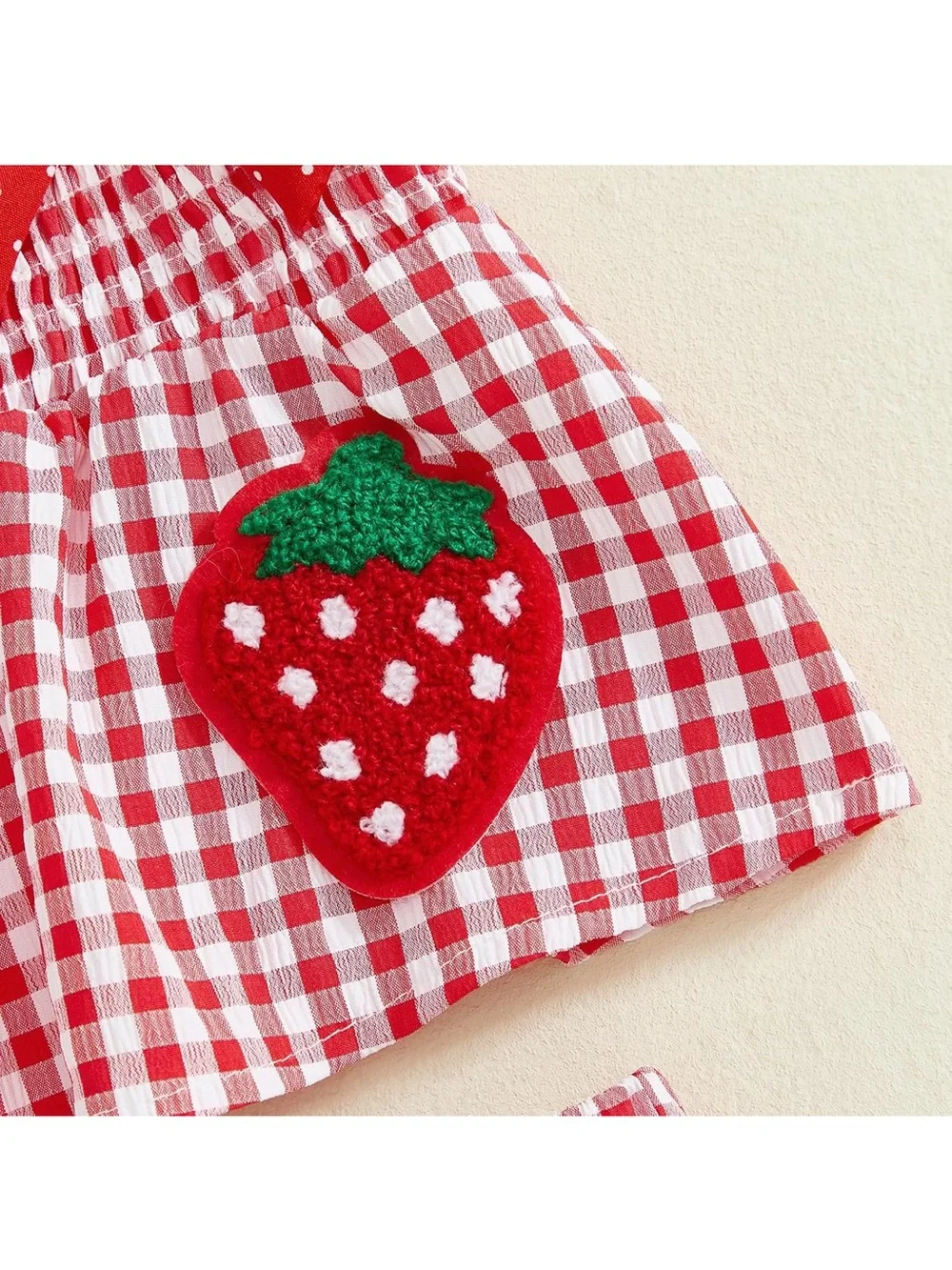 Baby Girl Strawberry Outfit